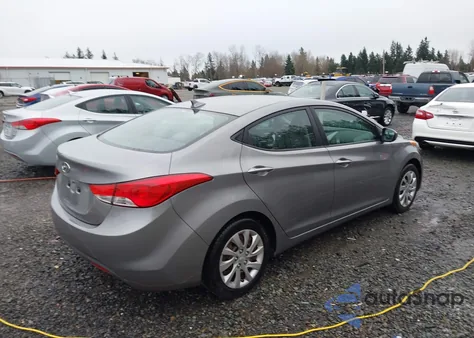 2012 Hyundai Elantra Gls (Ulsan Plant) from USA, damaged, VIN KMHDH4AE6CU227956
